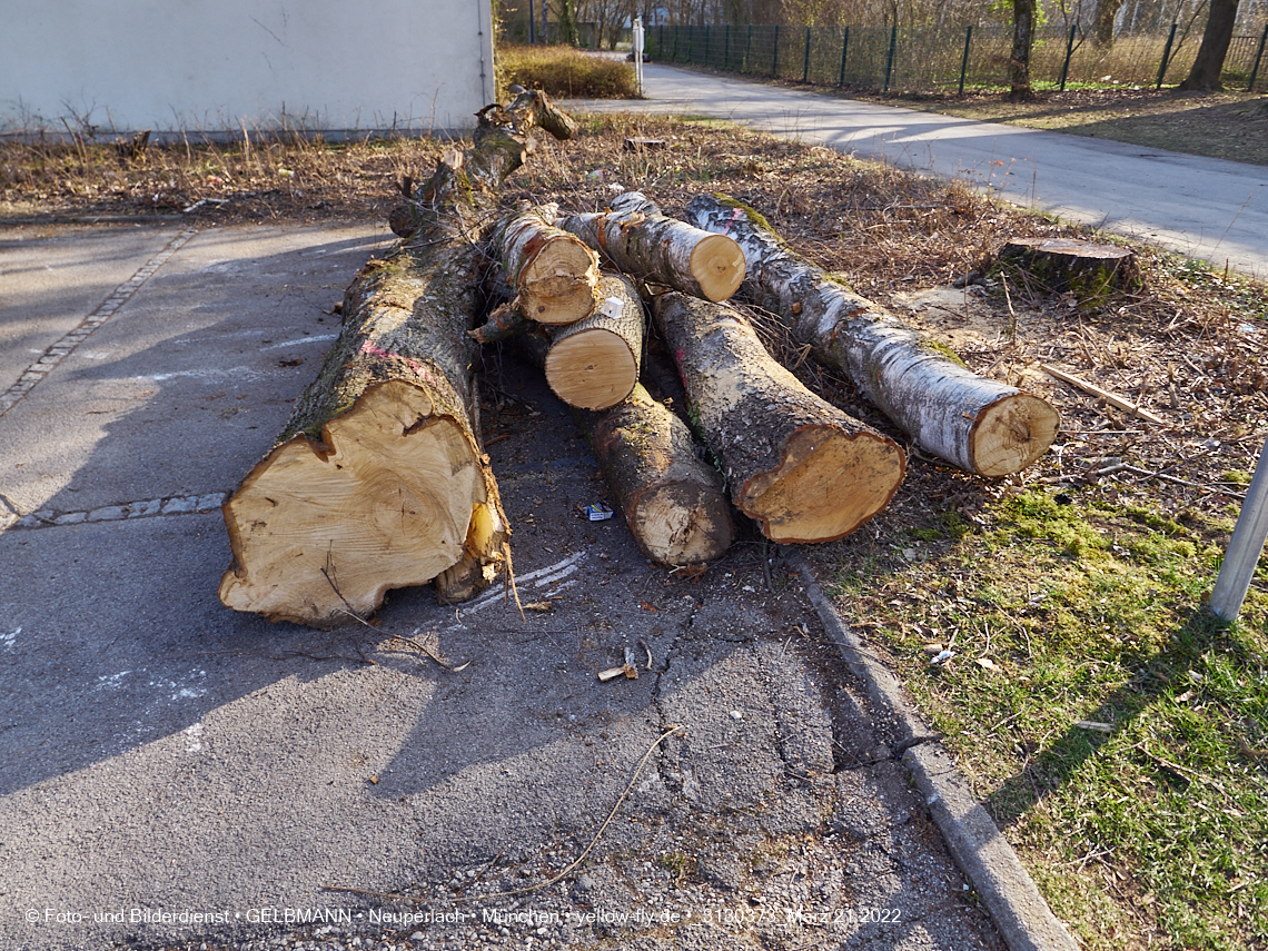 21.03.2022 - Baustelle am Haus für Kinder in Neuperlach